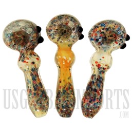 5" Glass Hand Pipe | Marble Design