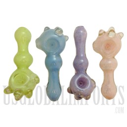 5.5" Bowl Bumps Hand Pipe | Colors Come Assorted