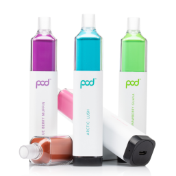 Pod Mesh Disposable Vape | 5500 Puffs | 12ML | 5.5% | 10 Pack | Many Flavor Options