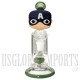 6.5" Famous Character Head Water Pipe + Showerhead + Dome Perc + Stemless