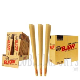 RAW Peacemaker Classic Cones | 16 Packs Per Box | 3 Cones Per Pack | 48 Cones Per Box