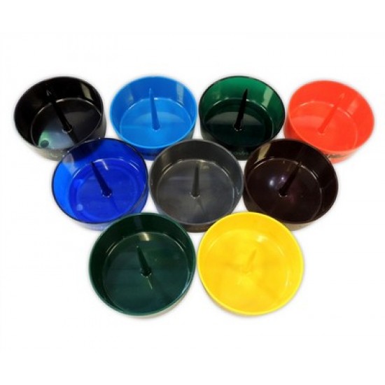ASH74 Poker Plastic Ashtray Bowl 4