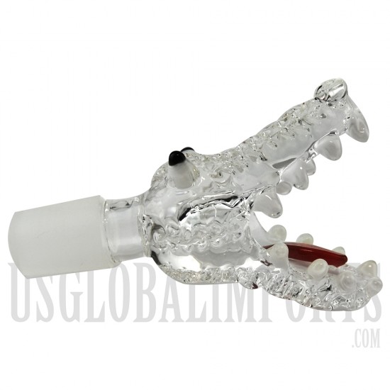 BL-116 Crocodile Design Glass Bowl. All Sizes Available