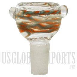 BL-K1 Color Bowl. 14mm Male glass bowl. Colors come assorted