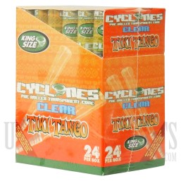 BW-CY-2 Cyclones Pre Rolled Wraps | 24 Per Box | 2 Per Tube | King Size