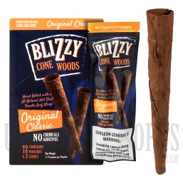 Blizzy Cones Woods | 10 Pouches & 2 Handmade Pre Rolls | 4 Flavor Choices