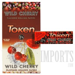 CP-083 Token Token Rolling Paper | 1 1/4 | 24 Booklets | Wild Cherry