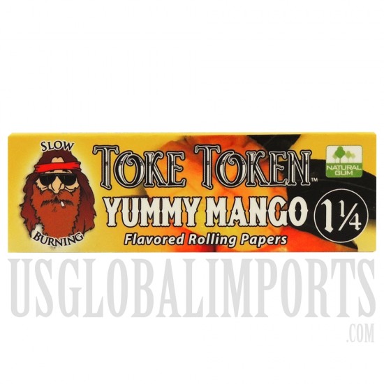 CP-086 Token Token Rolling Paper | 1 1/4 | 24 Booklets | Yummy Mango