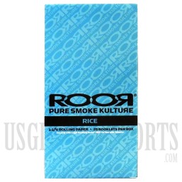 CP-104 1-1/4 Rice Rolling Paper by ROOR. 25 Booklet Box
