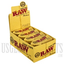 RAW Cone Tips Perfecto. 24 Per Box. 32 Tips Each