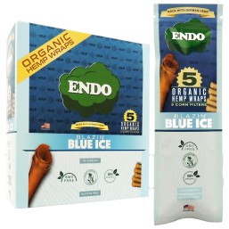 CP-137 Endo Organic Hemp Wraps | 5 Corn Filters | 15 Pouches | 75 Total Wraps | Many Flavors Available