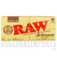 RAW Organic Hemp Artesano | King Size Slim | Papers + Tray + Papers. Tips | 15 Per Box