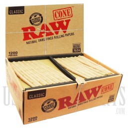RAW Classic Cones | 1200 Per Box | Single Size 70/24