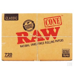 RAW Classic Cones | 720 Per Box | Single Size 70/45