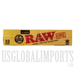 RAW Classic Cones | 32 Per Pack | King Size