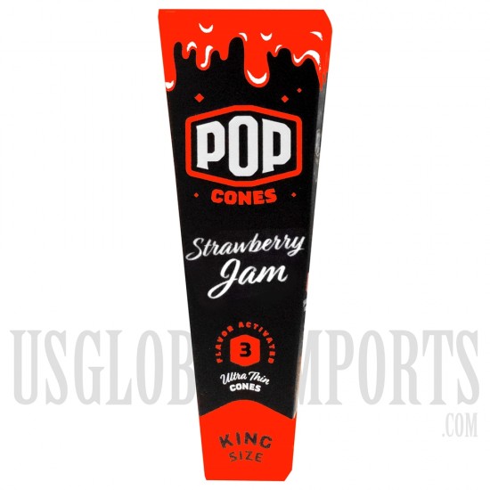CP-34 Pop Cones | King Size | 24 Packs - 3 Cones Per Pack | 4 Flavor Choices