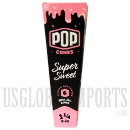 CP-35 Pop Cones | 1 1/4 Size | 24 Packs - 6 Cones Per Pack | 4 Flavor Choices
