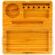 RAW Back Flip Bamboo Rolling Tray 9.4 x 8.6