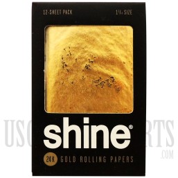 CP-91 Shine | 24K Gold Rolling Papers | Single 12-sheet Pack (1 1/4)