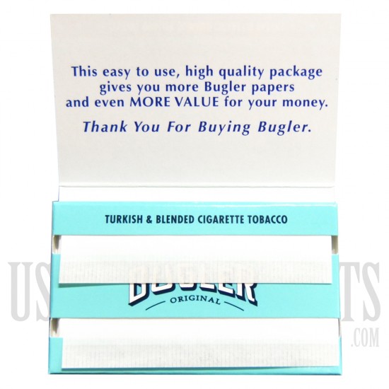 CP02 Bugler Cigarette Papers | 24 Booklets | 115 Leaves