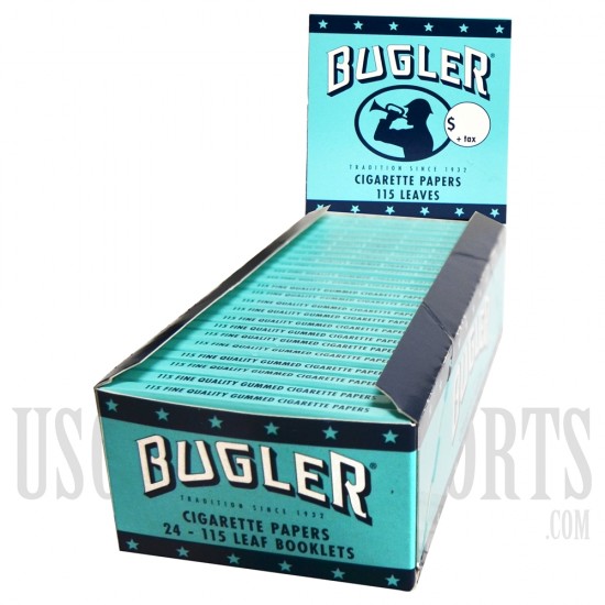 CP02 Bugler Cigarette Papers | 24 Booklets | 115 Leaves