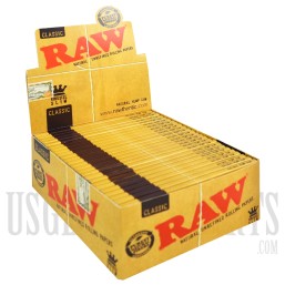 Classic Raw Natural Unrefined Rolling Papers King Size Slim