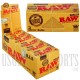 RAW Classic Rolls King Size Paper. 12 Per Box. 3 Meters Each