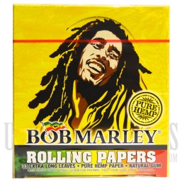 CP20 Bob Marley Rolling Papers | Pure Hemp Papers | Long Leaves | 50 Booklets