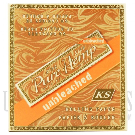 CP52 Pure Hemp Unbleached | King Size | 50 Booklets