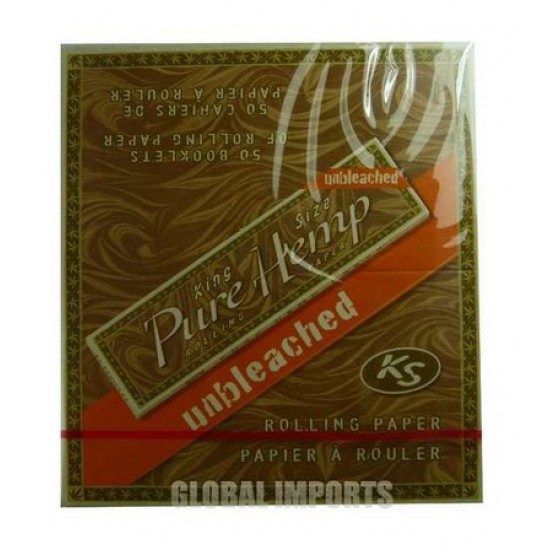 CP52 Pure Hemp Unbleached | King Size | 50 Booklets
