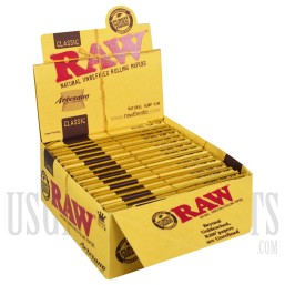 RAW Classic Artesano King Size Slim Papers. Tray. Papers. Tips. 15 Per Box.