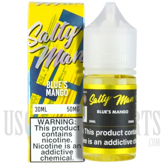 EC-1022 30ML Salty Man E-Juice 50MG Nicotine Salts. Many Flavor Choices
