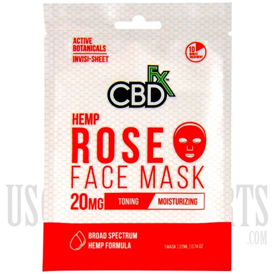 EC-1026 30ML CBD FX Face Mask. 20MG. 6 Fragrance Choices
