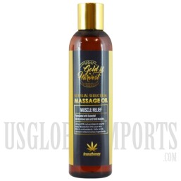 Gold Harvest CBD Massage Oil | Sensual | Seduction | 150MG | 8oz | Muscle Relief