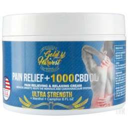 Gold Harvest CBD Ultra Strength Pain Relief Lotion | 1000MG | 8oz