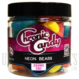 Chronic Candy CBD | 250MG CBD | 4oz | Neon Bear Gummies