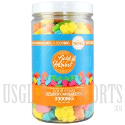 Gold Harvest CBD | 3000MG | Gummy | Sour Bears
