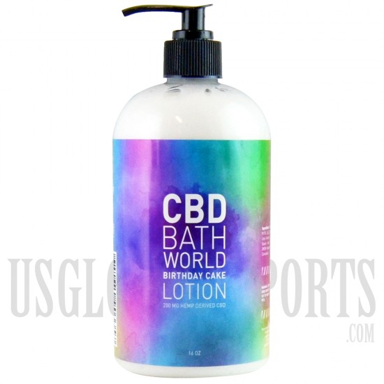 CBD Bath World | Body Lotion | 200MG Hemp | 7 Fragrances