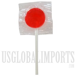 EX-60 Chronic Candy CBD Strawberry Lollipops Display. 60 Lollipops. 10MG Each