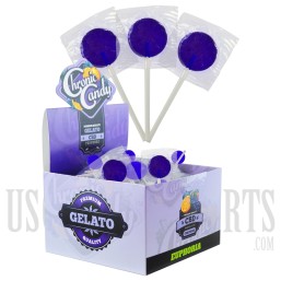 EX-61 Chronic Candy CBD Gelato Lollipops Display. 60 Lollipops. 10MG Each