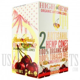 HH-005 High Hemp Organic Artisanal Cones | 30 Cones Total | 15 Pouches | 2 Cones Per Pouch
