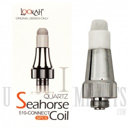 HS-52 Lookah Quartz Seahorse Coil | 5 Pcs