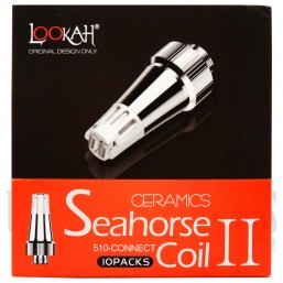 HS-52-A Lookah Ceramics Seahorse Coil | 5 Pcs