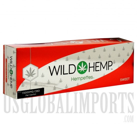 HW-116 Wild Hemp | 15000MG CBD | 10 Packs | 20 Hempettes Per Pack | 3 Flavors