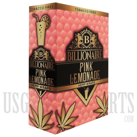 HW-BW-101 Billionaire Hemp Wraps | 25 Packs | 2 Wraps Per Pack | Many Flavor Choices