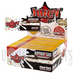 JH-104 Juicy Double Hemp Papers | King Size Supreme | 24 Packs Per Box - 40 Leaves Per Pack