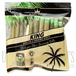 KP-112 King Palms All Natural Hand Rolled Leaf | 25 Count