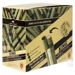 KP-132 King Palms All Natural Hand Rolled Leaf | 5 King Rolls | 15 Pouches Per Display Box