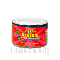 KT-103 Happy Kratom. 50 Jumbo Premium Bali Capsules