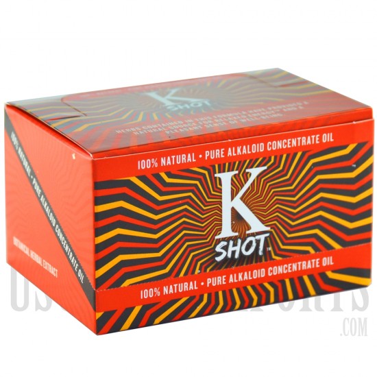 KT-120 K-SHOT Kratom Drinks. 12 Bottles. 15ml Each